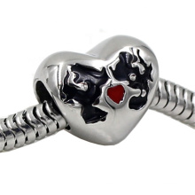 Wholesale mickey mouse bead stainless steel bead